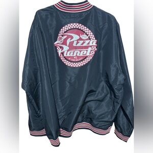Disney Pixar Toy Story Pizza Planet Unisex Bomber Jacket Junk Food Size XXL